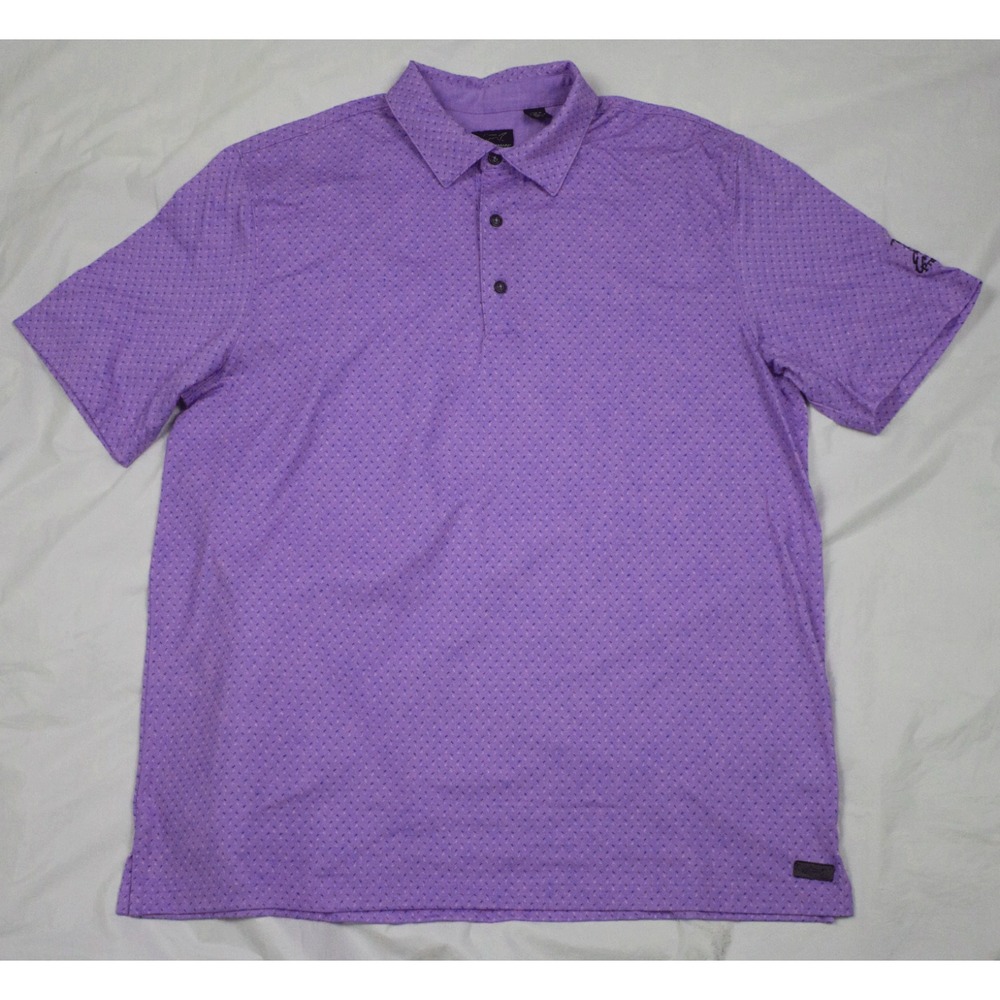 Greg Norman Men's Short Sleeve Golf Polo Shirt‎ Size Large